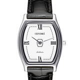 Cendre London Watch | Silver/Black Croc