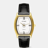 Cendre London Watch | White/Black Croc