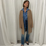 Harris Wharf London Cocoon Coat | Tan