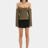 SIR. Sartorial Bodice | Chocolate Marle