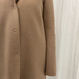 Harris Wharf London Cocoon Coat | Tan