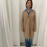 Harris Wharf London Cocoon Coat | Tan
