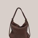 Vestirsi Bella 2-In-1 Convertible Backpack Tote | Woven Dark Chocolate