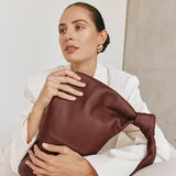 Vestirsi Allegra Knot Crescent Bag | Bordeoux