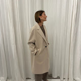 Harris Wharf London Oversized Coat | Almond