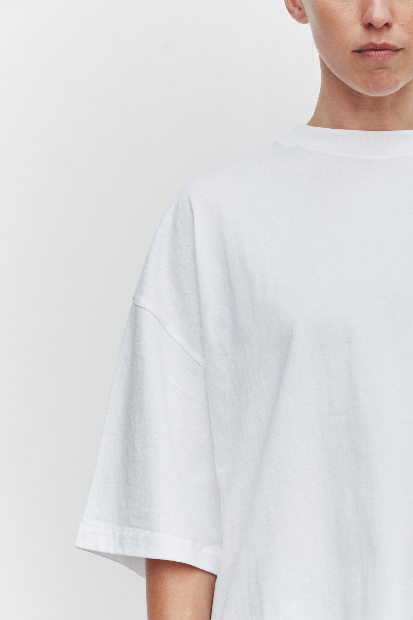 Max Cotton Oversized Tee White