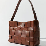 St Agni Woven Large Tote | Chestnut (PRE-ORDER)