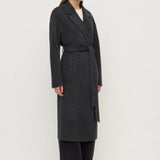 Assembly Label Ivy Wool Coat | Charcoal Marle