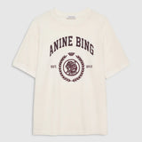 Anine Bing Jaylin Tee Collegiate | Cream