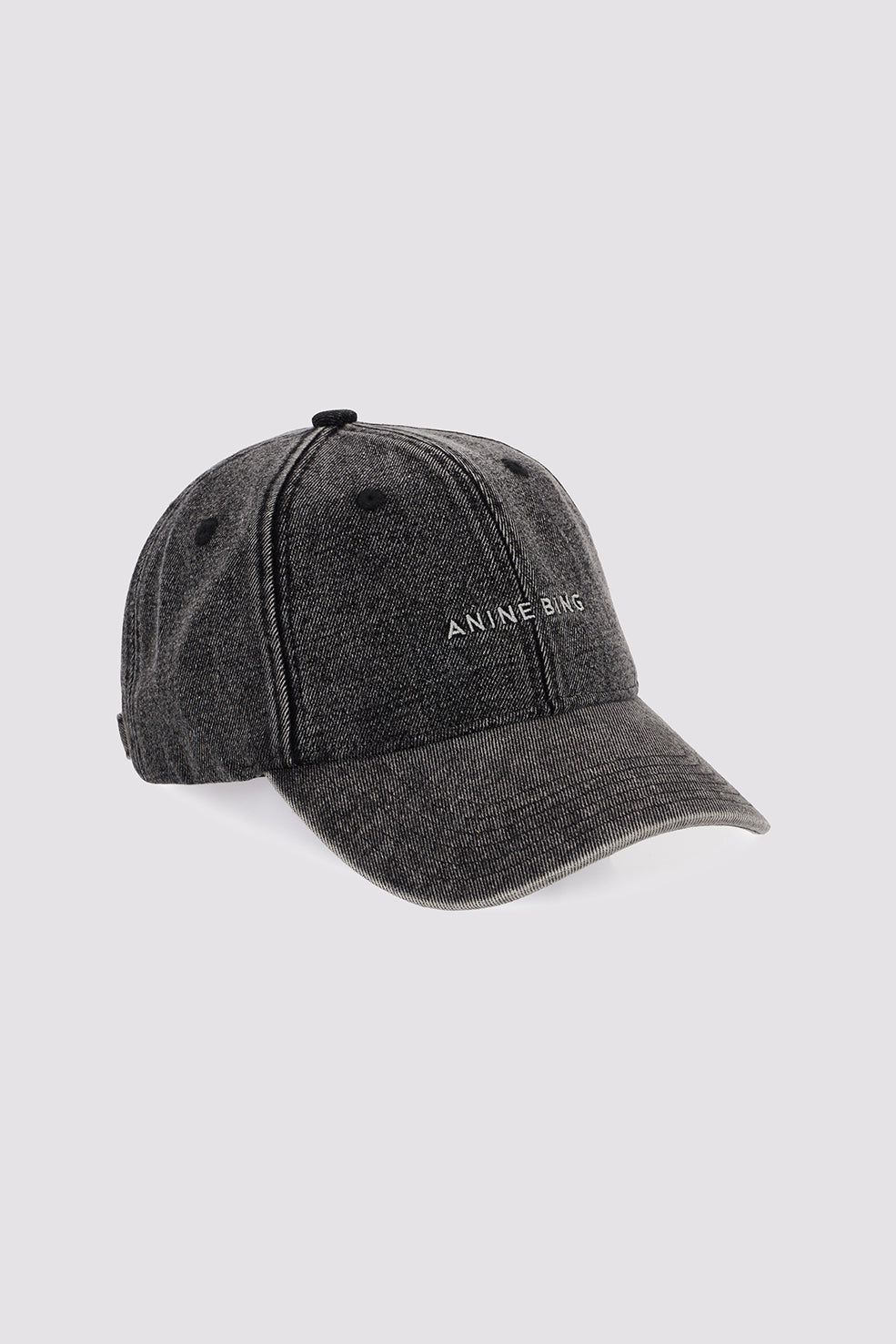 Anine Bing Baseball Cap Anine Bing | Washed Black