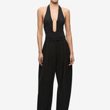 Misha Jennifer Cupro Bodysuit | Black