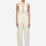 Misha Jennifer Cupro Bodysuit | Ivory