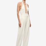 Misha Jennifer Cupro Bodysuit | Ivory