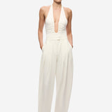 Misha Jennifer Cupro Bodysuit | Ivory