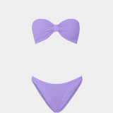 Hunza G Jean Bikini  | Lilac Crinkle (PRE-ORDER)