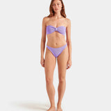 Hunza G Jean Bikini  | Lilac Crinkle (PRE-ORDER)