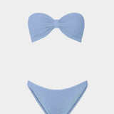 Hunza G Jean Bikini | Crinkle Cornflower (PRE-ORDER)