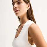 Elka Collective Hayes Knit Top | White