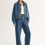 Elka Collective Addison Denim Jacket | Dark Indigo