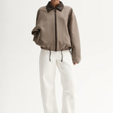 Elka Collective Dora Bomber Jacket | Taupe (PRE-ORDER)