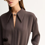 Elka Collective Millicent Shirt | Slate