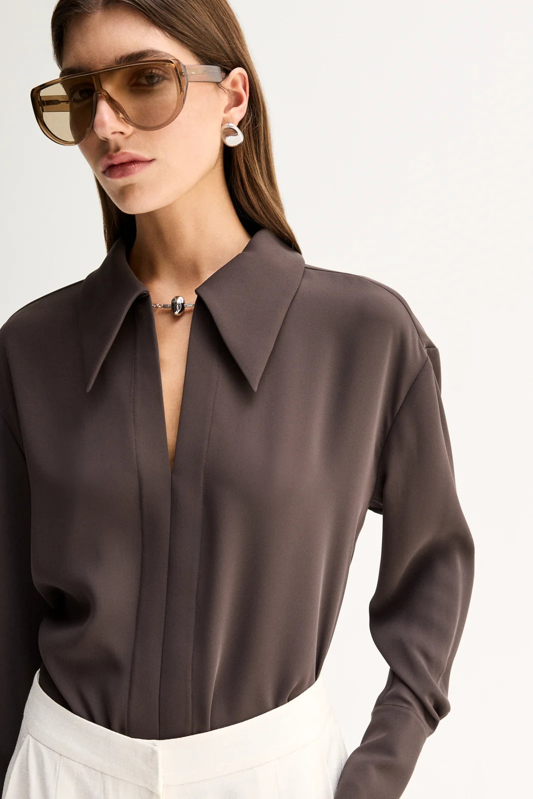 Elka Collective Millicent Shirt | Slate