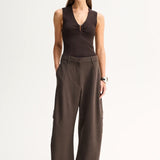 Elka Collective Lindsay Knit Top | Chocolate
