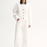 Elka Collective Perkins Denim Jacket | Ivory