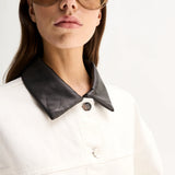 Elka Collective Perkins Denim Jacket | Ivory