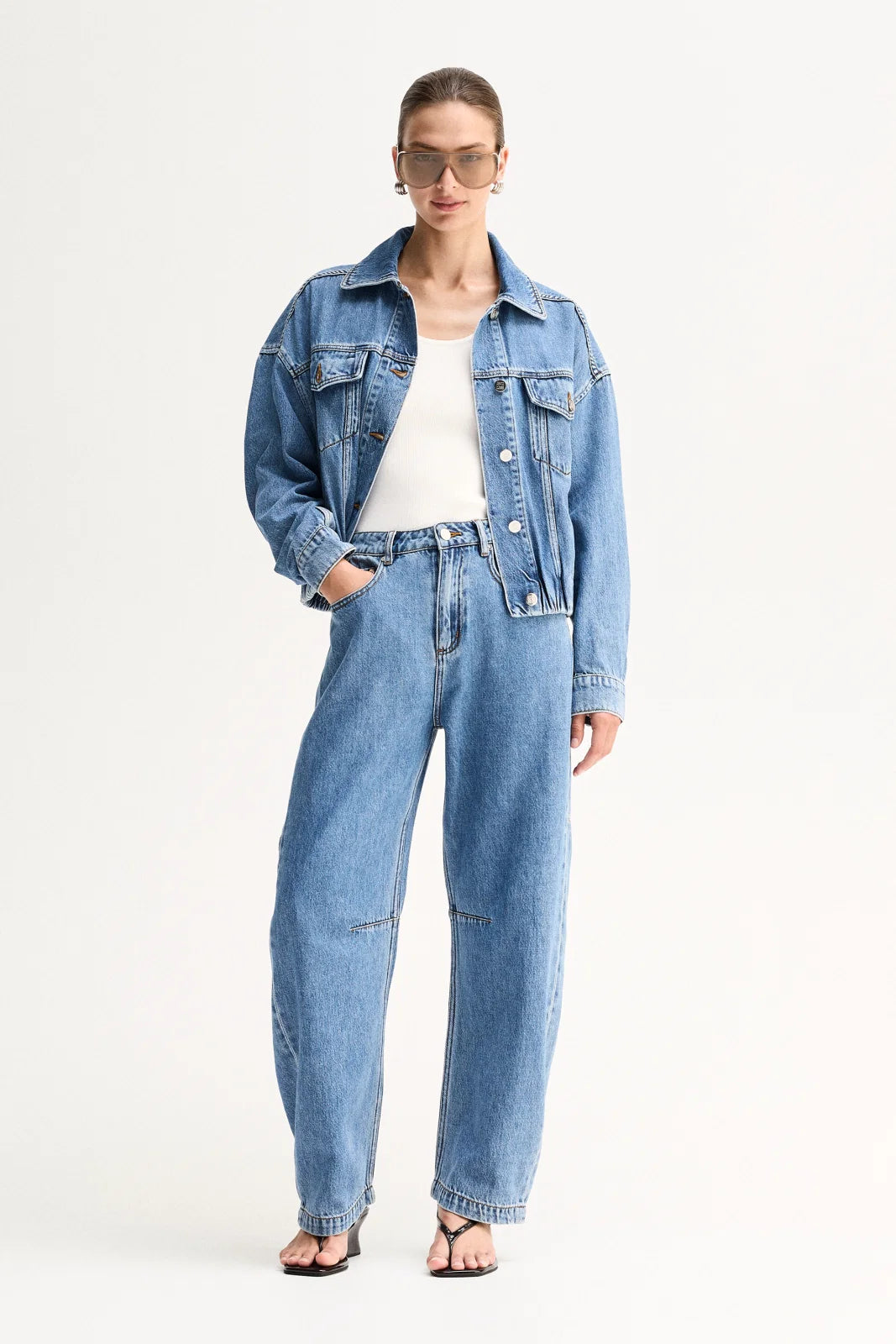 Elka Collective Mayfield Denim Jacket | Trinity Blue