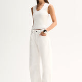 Elka Collective Mayfield Denim Pant | Ivory