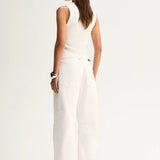 Elka Collective Mayfield Denim Pant | Ivory