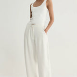 Elka Collective Tori Pant | White