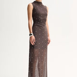 Elka Collective Rowe Maxi Dress | Slate (PRE-ORDER)