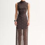Elka Collective Rowe Maxi Dress | Slate (PRE-ORDER)