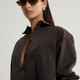 Elka Collective Micah Shirt | Chocolate