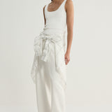 Elka Collective Elena Knit Top | White