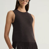 Elka Collective Miles Knit Top | Chocolate