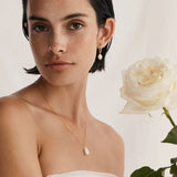Saint Valentine Keshi Pearl Necklace | Gold