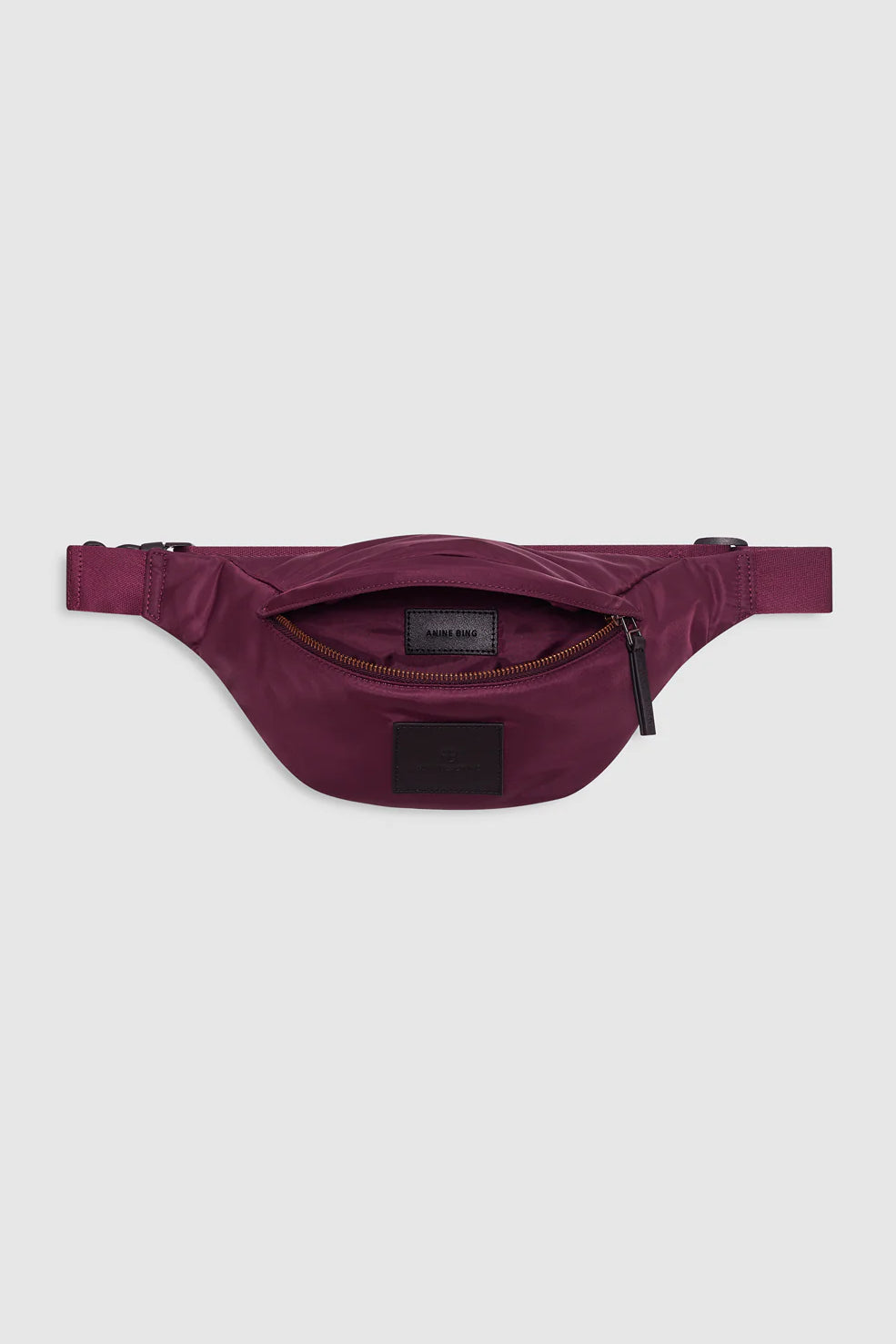 Anine Bing Leon Small Waist Bag Nylon | Fig