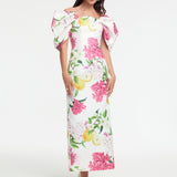 Arabella Maxi Dress - Floral Pear Print
