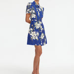 Bronte Mini Dress - Midnight Magnolia Print