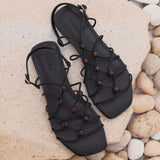 La Tribe Lola Sandal | Black