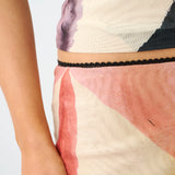 With Harper Lu Midi Skirt Mesh | Wave (PRE-ORDER)