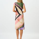 With Harper Lu Midi Skirt Mesh | Wave (PRE-ORDER)