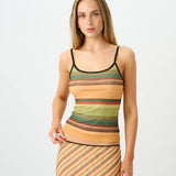 With Harper Lu Camisole Mesh | Gold Stripe (PRE-ORDER)