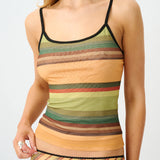 With Harper Lu Camisole Mesh | Gold Stripe (PRE-ORDER)