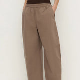Assembly Label Elaine Washed Cotton Pant | Dark Sand