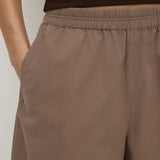 Assembly Label Elaine Washed Cotton Pant | Dark Sand