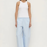 Assembly Label Elaine Washed Cotton Pant | Powder Blue